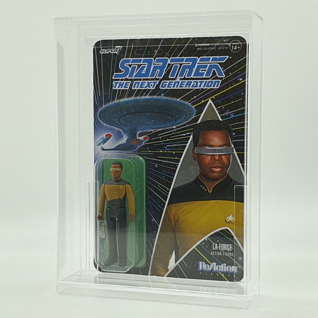 Acryl Case ReAction Super 7 Star Trek vorne