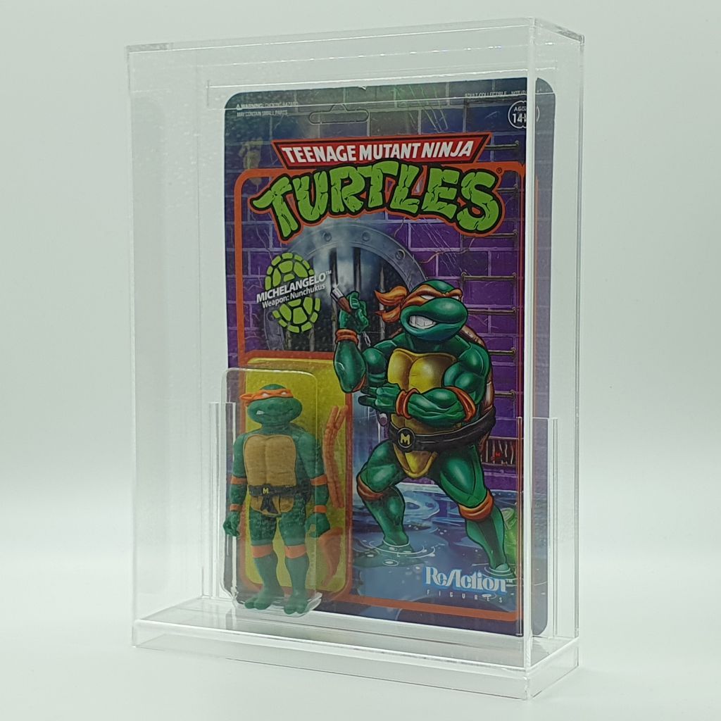 Acryl Case ReAction Super 7 Turtles vorne